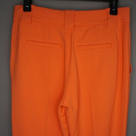 New A.L.C. Kennedy Straight Leg Trousers in Clementine Orange size 4 - Picture 9 of 16
